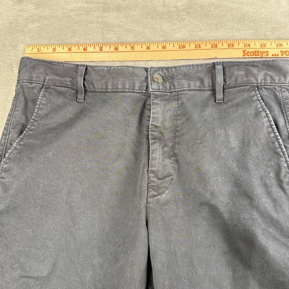 7 For All‎ Mankind Men's Chino Shorts - Black - Size 31 - Stretch Cotton